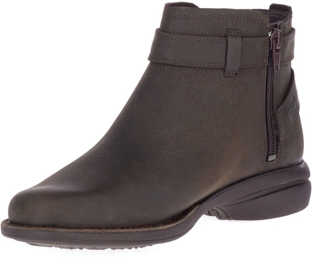 Botas Senhora - Merrell Andover Bluff Waterproof - Marrom - LWP278635